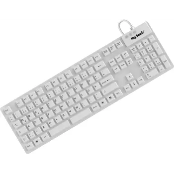 KeySonic KSK-8030 IN (DE) valge klaviatuur Industrial USB QWERTZ Saksa