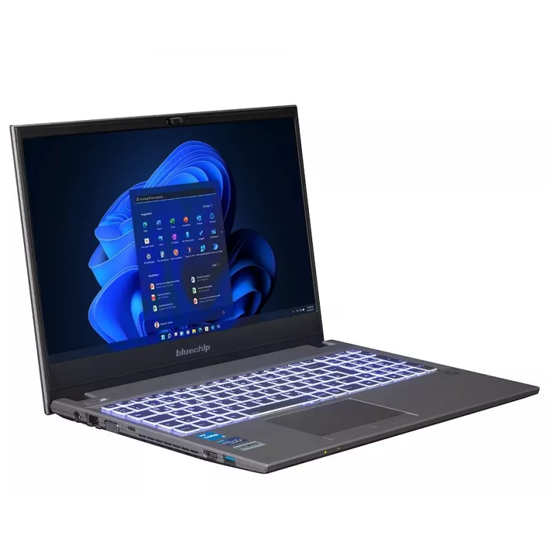 bluechip TRAVELline L15W17 Intel® Core™ i5-1335U protsessor / kuni 4,60 GHz, Windows 11 Pro, 15,6-tolline pimestusvaba IPS-paneel, 1920 x 1080, 16 GB DDR4, 500 GB NVMe SSD, WLAN 802.11 ax, Bluetooth 5.3, Gigabit Ethernet, Intel® Iris® Xe graafika, DVD±RW, militaarstandard MIL-STD 810G