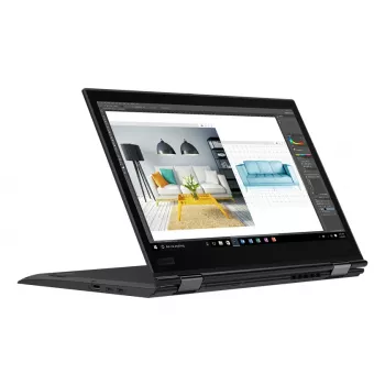 T1A Lenovo ThinkPad X1 Yoga (3. põlvkond) renoveeritud Intel® Core™ i7 i7-8650U hübriid (2-ühes) 35,6 cm (14 tolli) puutetundlik Full HD 16 GB LPDDR3-SDRAM 512 GB SSD Wi-Fi 6 (802.11ax) Windows 11 Pro saksa must