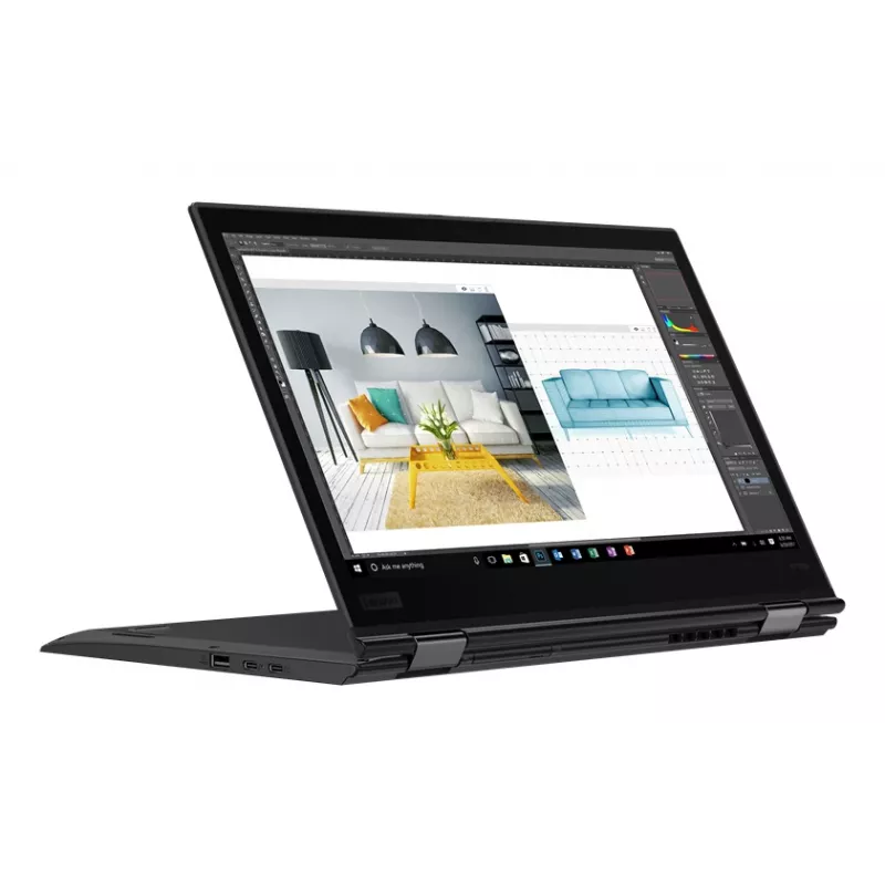 T1A Lenovo ThinkPad X1 Yoga (3. põlvkond) renoveeritud Intel® Core™ i7 i7-8650U hübriid (2-ühes) 35,6 cm (14 tolli) puutetundlik Full HD 16 GB LPDDR3-SDRAM 512 GB SSD Wi-Fi 6 (802.11ax) Windows 11 Pro saksa must