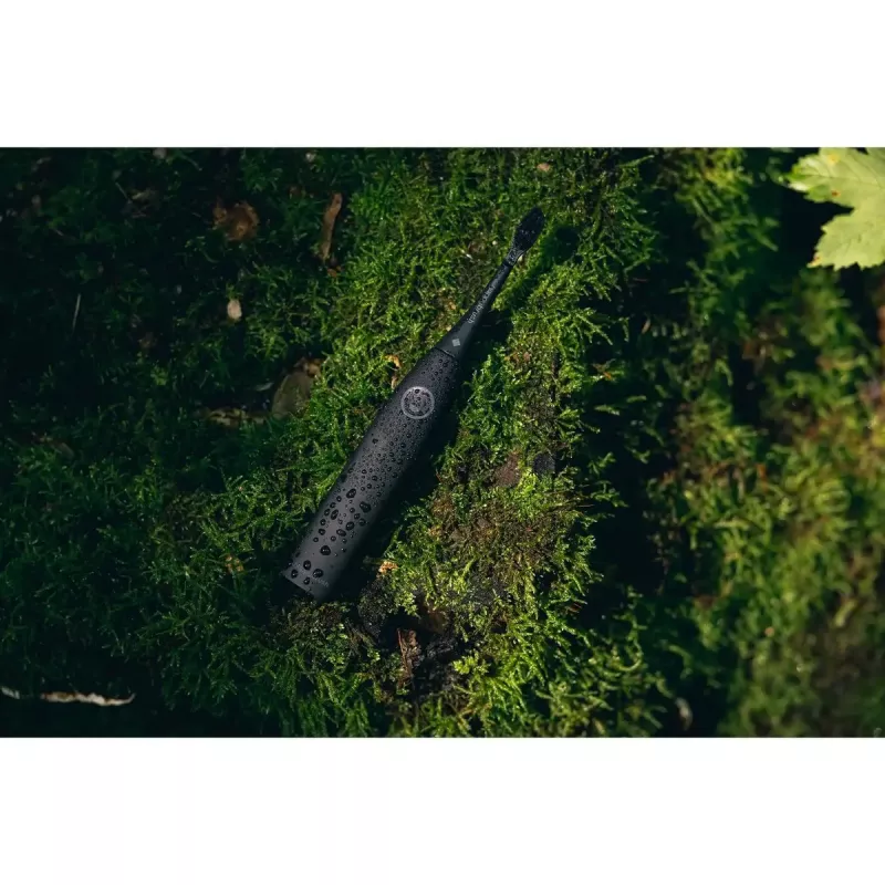 Elektriline hambahari Happybrush ECO VIBE 3 stardikomplekt täiesti must + 4 täitepead
