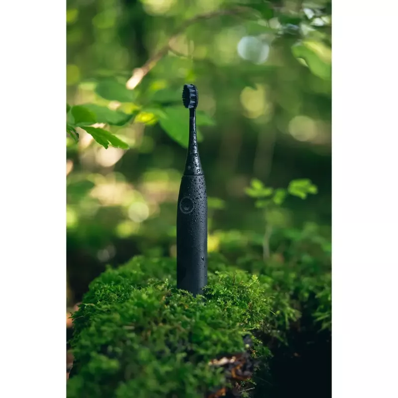Elektriline hambahari Happybrush ECO VIBE 3 stardikomplekt täiesti must + 4 täitepead