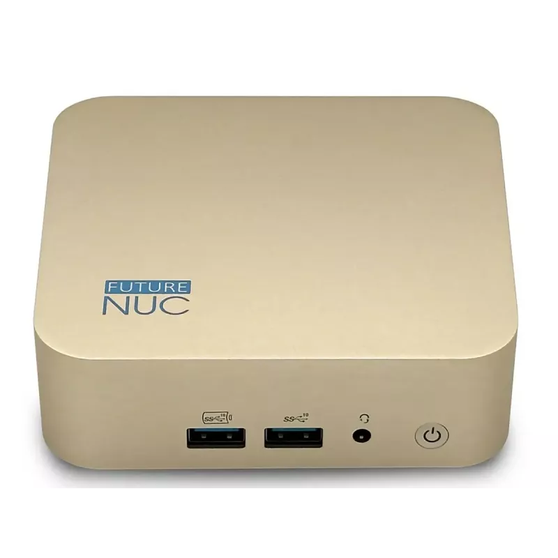 Mini PC FutureNUC Lux NUC 13i5HL – Intel Core i5-13420H, 16 GB DDR4, 512 GB SSD, Intel Iris Xe, Windows 11 Pro, kuldne