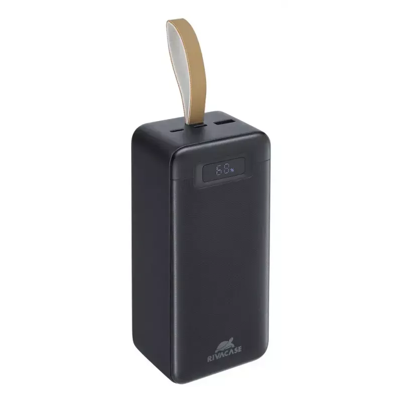 Akupank Rivacase VA1084 Liitiumpolümeer 40000 mAh, Quick Charge 3.0, 2× USB-C + 1× USB-A, Must