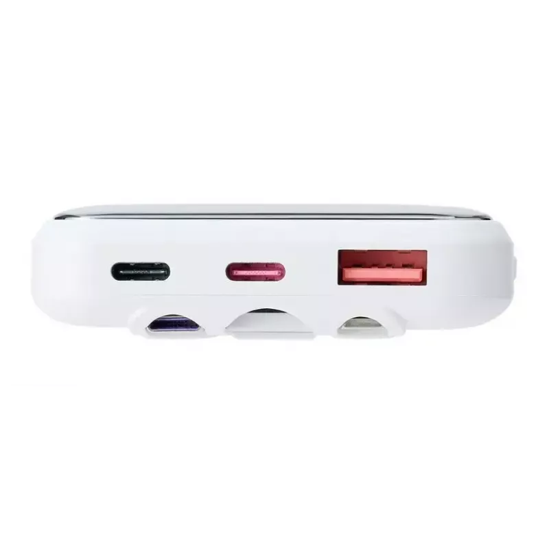Kaasaskantav akupank Rivacase VA2211WH — 10000 mAh, PD 3.0, QC 3.0, 1x USB-A + 2x USB-C, 22,5 W väljund