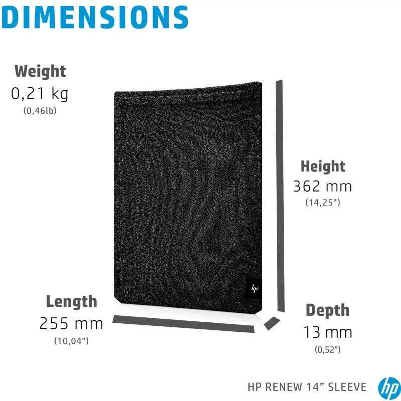HP Renew 14 sülearvuti ümbris, ümbriskott, 35,6 cm (14 tolli), 210 g