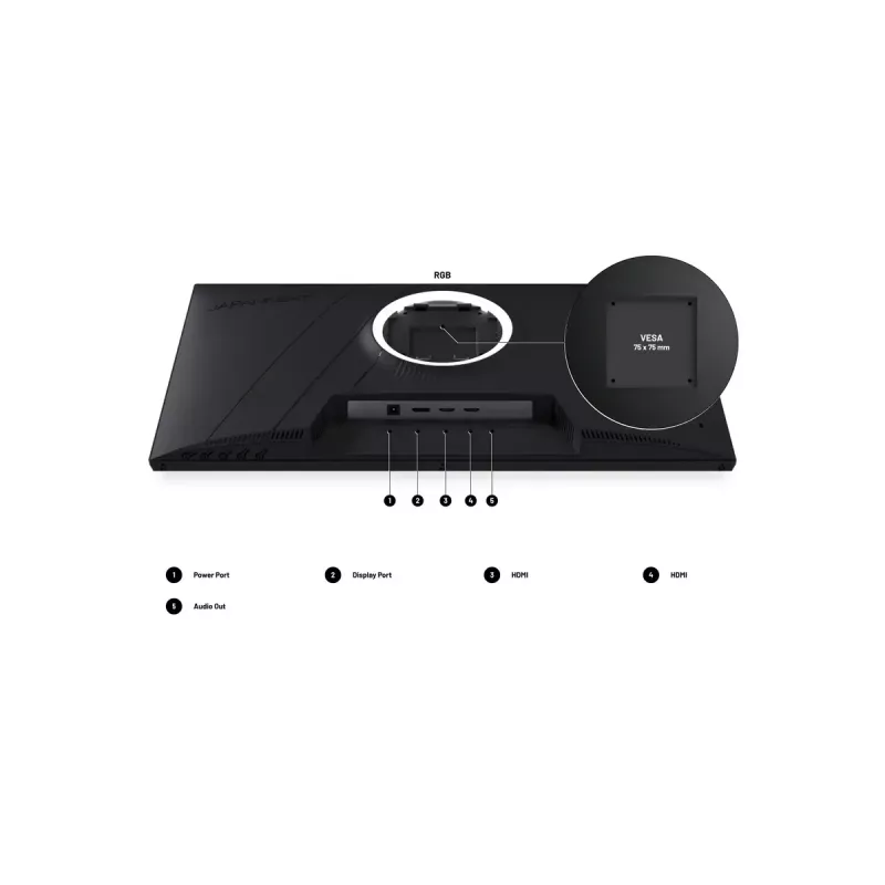 JAPANNEXT JN-I238FHD200F arvutimonitor 60,5 cm (23,8 tolli) 1920 x 1080 pikslit Full HD LCD Must
