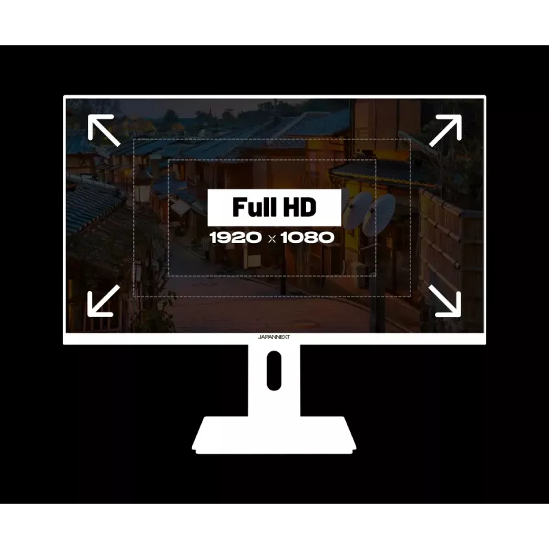 JAPANNEXT JN-I238FHD120F-HSP-W arvutimonitor 60,5 cm (23,8 inch) 1920 x 1080 pikslit Full HD LCD valge