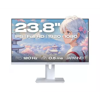 JAPANNEXT JN-I238FHD120F-HSP-W arvutimonitor 60,5 cm (23,8 inch) 1920 x 1080 pikslit Full HD LCD valge