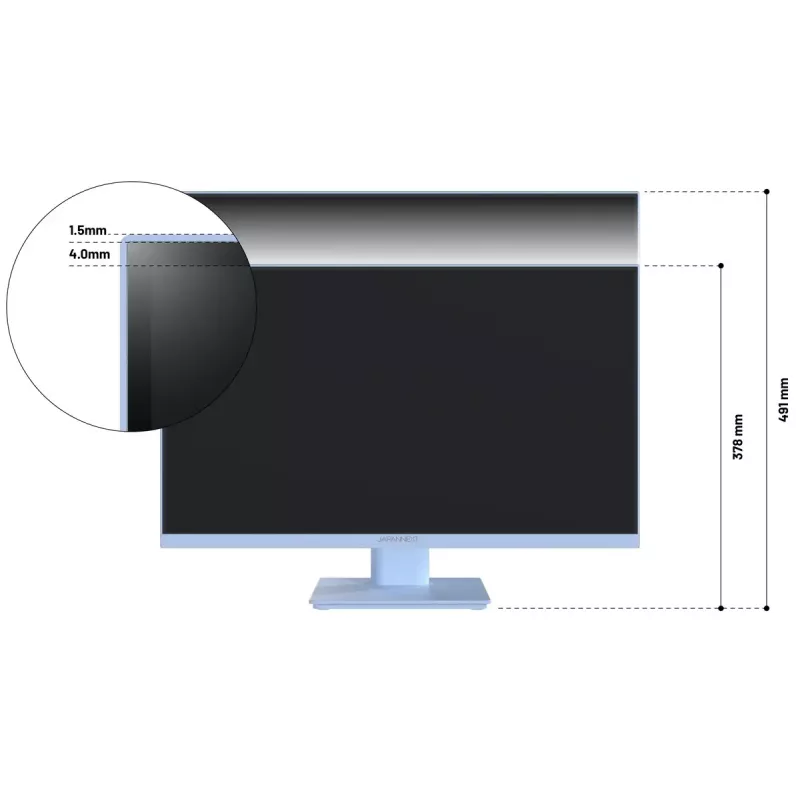 JAPANNEXT JN-I238FHD120F-HSP-BB arvutimonitor 60,5 cm (23,8 tolli) 1920 x 1080 pikslit Full HD LCD sinine