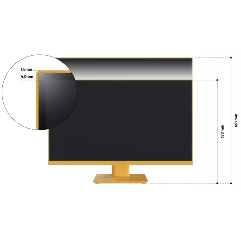 JAPANNEXT JN-I238FHD120F-HSP-YE arvutimonitor 60,5 cm (23,8 tolli) 1920 x 1080 pikslit Full HD LCD kollane