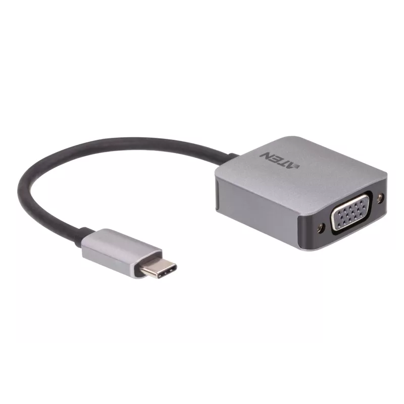 ATEN USB-C - VGA adapter, USB USB-C, VGA (D-Sub), isane, emane, sirge, sirge