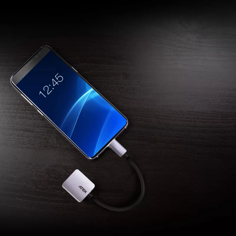 ATEN USB-C - VGA adapter, USB USB-C, VGA (D-Sub), isane, emane, sirge, sirge