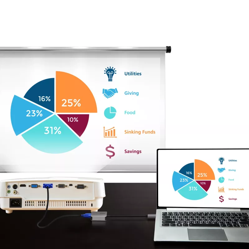 ATEN USB-C - VGA adapter, USB USB-C, VGA (D-Sub), isane, emane, sirge, sirge