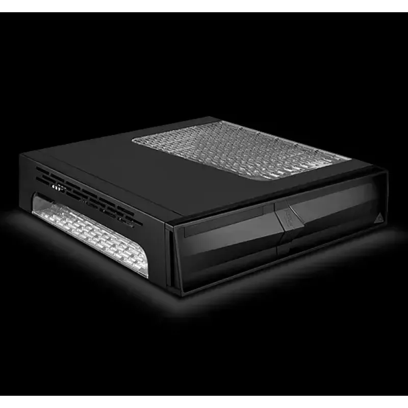 PC-korpus Silverstone RVZ02 väikevormitegur must, hõbedane