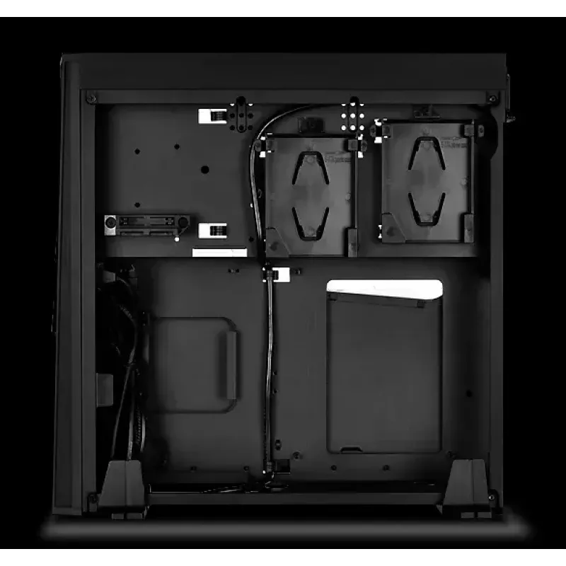 PC-korpus Silverstone RVZ02 väikevormitegur must, hõbedane