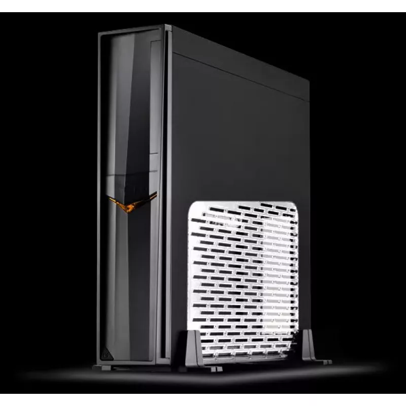 PC-korpus Silverstone RVZ02 väikevormitegur must, hõbedane
