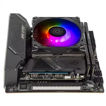 Ventilaator Silverstone Hydrogon H90 ARGB 9,2 cm Must 500-2600 p/min