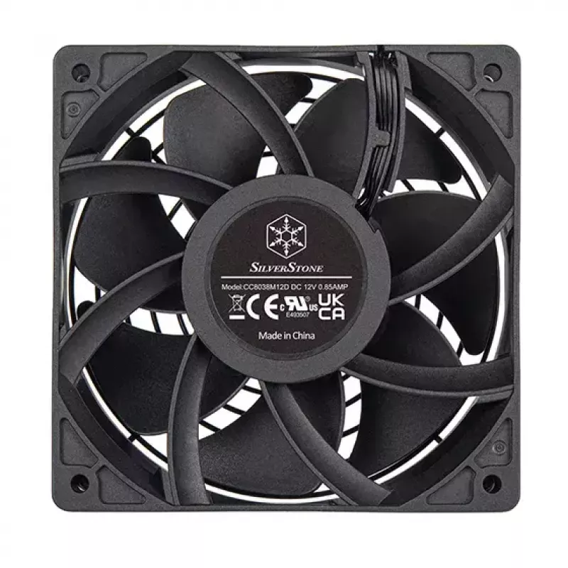 Ventilaator Silverstone FHS 120X 12 cm Must 1000-4000 RPM