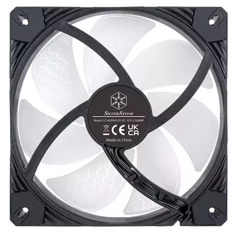 Ventilaator Silverstone SST-SF140B-ARGB 14 cm 2200 RPM Must
