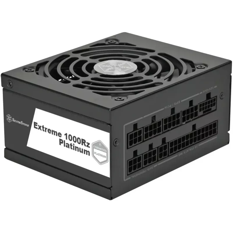 Silverstone Technology Extreme 1000Rz Platinum (must, 2x 12-kontaktiline suure võimsusega GPU, 8x PCIe, kaablihaldus, 1000 vatti)