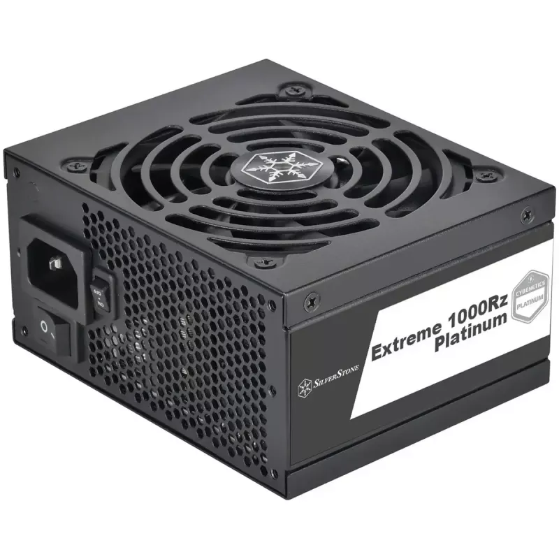 Silverstone Technology Extreme 1000Rz Platinum (must, 2x 12-kontaktiline suure võimsusega GPU, 8x PCIe, kaablihaldus, 1000 vatti)