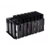 PC-korpus Silverstone TJ04-E Midi Tower Must, Hõbedane
