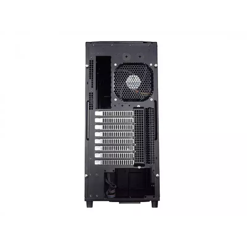 PC-korpus Silverstone TJ04-E Midi Tower Must, Hõbedane