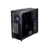 PC-korpus Silverstone TJ04-E Midi Tower Must, Hõbedane