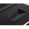 PC-korpus Silverstone TJ04-E Midi Tower Must, Hõbedane