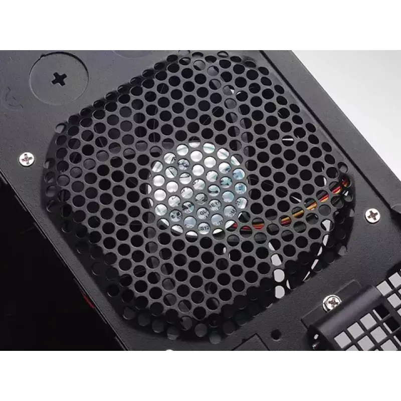 PC-korpus Silverstone TJ04-E Midi Tower Must, Hõbedane