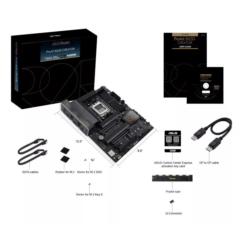 ASUS PROART B650-CREATOR AMD B650 Socket AM5 ATX