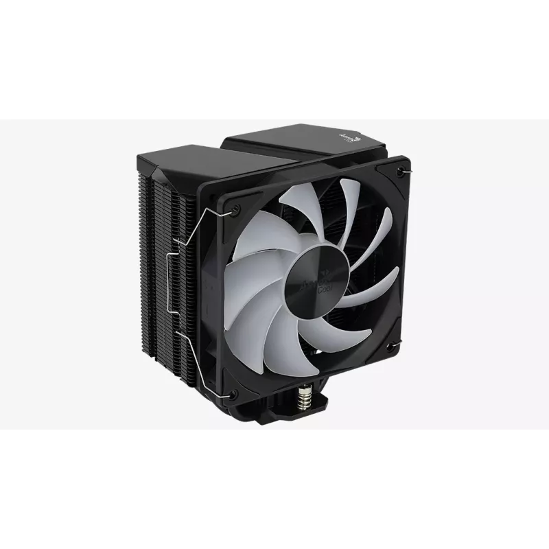 Õhkjahuti AEROCOOL Rime 4 120 mm hüdraulilise laagriga ventilaator, 4 soojustoru, TDP 230 W, must