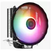 Õhkjahuti AEROCOOL Rave 3 FRGB 120 mm Must Valge — 4 soojustoru, ARGB, hüdrauliline laager, 1800 p/min