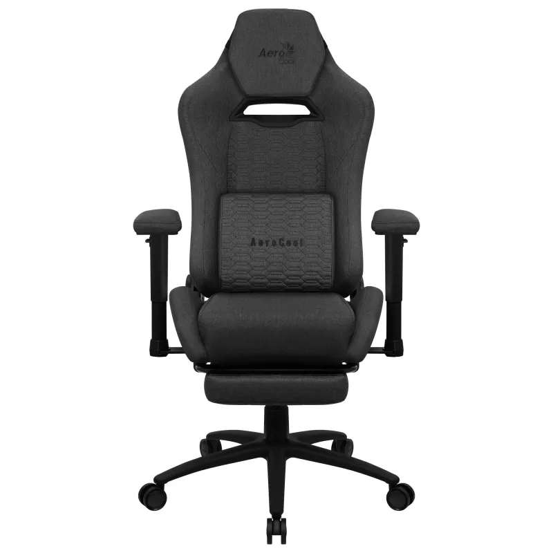 Aerocool ROYALASHBK Premium Ergonomic Gaming Chair Legrests Aeroweave Technology Must
