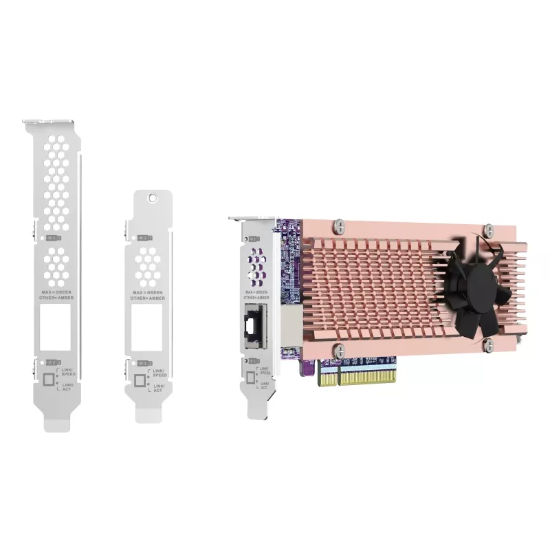 QNAP Card QM2 liidesekaardid/adapter Sisemine PCIe, RJ-45