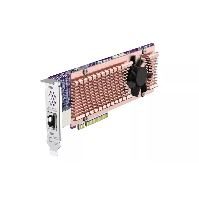 QNAP Card QM2 liidesekaardid/adapter Sisemine PCIe, RJ-45