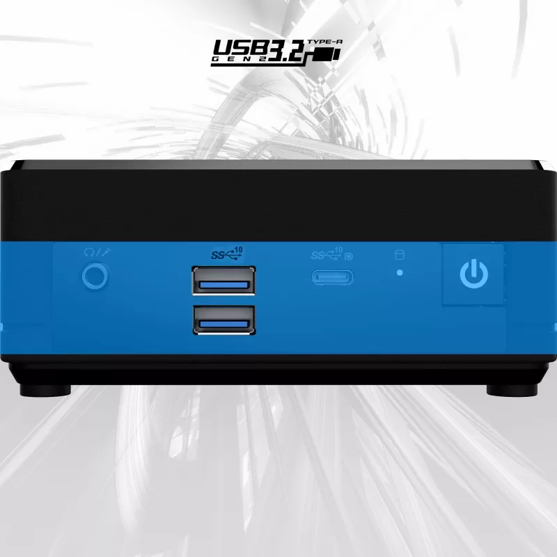 MSI Cubi N ADL-006DE Intel® N N200 4 GB DDR4-SDRAM 128 GB SSD Windows 11 Pro Mini PC Must