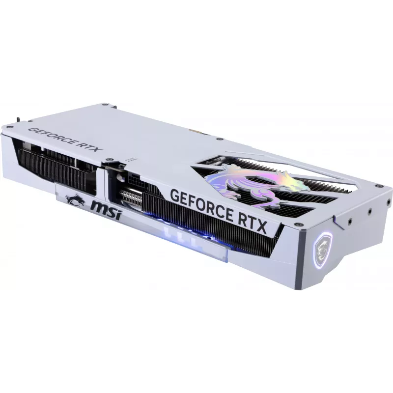 Graafikakaart MSI GeForce RTX 5080 16 GB GDDR7, PCIe 5.0, 256-bit, 3xDP 2.1a + HDMI 2.1b, 360W, 3 ventilaatorit, valge