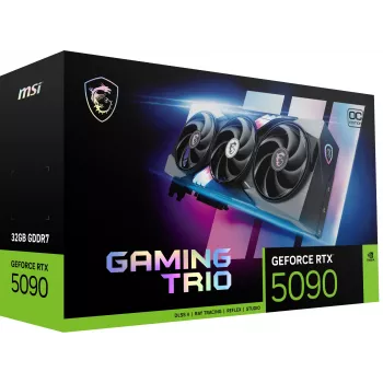 Graafikakaart MSI GeForce RTX 5090 32 GB GDDR7, 512-bitine, PCIe 5.0, 3× DP 2.1a + HDMI 2.1b, 575 W, 359×149×70 mm
