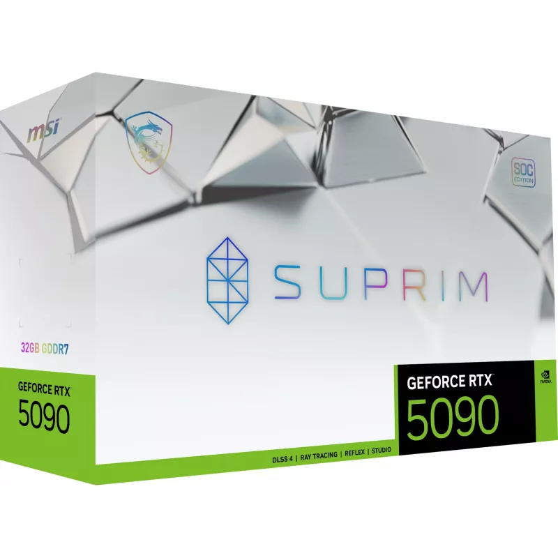 MSI SUPRIM GEFORCE RTX 5090 32G SOC graafikakaart NVIDIA 32 GB GDDR7