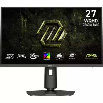 MSI MAG 274QPF X32 arvutikuvar 68,6 cm (27 tolli) 2560 x 1440 pikslit Wide Quad HD LCD Must