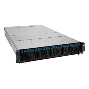 Rackserver ASUS RS520A-E12-RS24U pesa SP5, AMD EPYC 9004, 1 protsessor, 24x DDR5 DIMM, max 6,14 TB, 2U, 26x 2,5-tollist sahtlit, 1600 W toiteplokk