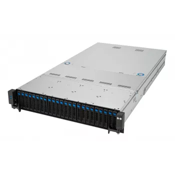 Rackserver ASUS RS520A-E12-RS24U pesa SP5, AMD EPYC 9004, 1 protsessor, 24x DDR5 DIMM, max 6,14 TB, 2U, 26x 2,5-tollist sahtlit, 1600 W toiteplokk
