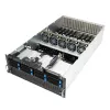Rack server ASUS ESC8000A-E12-SKU2 (4U) — toetab 2× AMD EPYC 9004, DDR5 kuni 6 TB, 24 DIMM, 3000W PSU