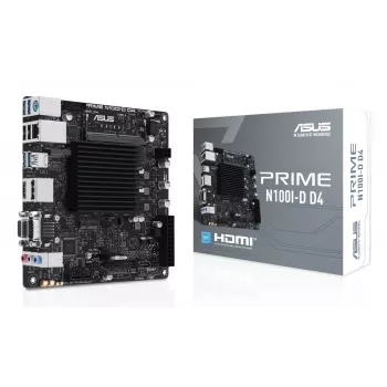 Emaplaat ASUS PRIME N100I-D D4, Intel kiibistik, NA pesa, mini ITX