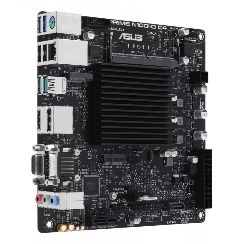 Emaplaat ASUS PRIME N100I-D D4, Intel kiibistik, NA pesa, mini ITX