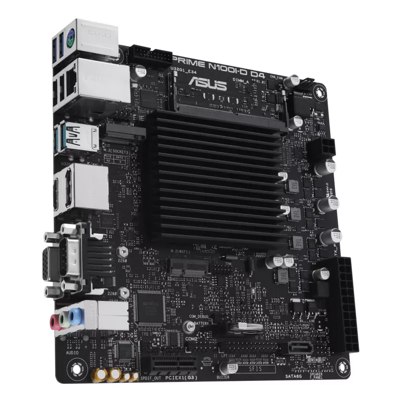 Emaplaat ASUS PRIME N100I-D D4, Intel kiibistik, NA pesa, mini ITX