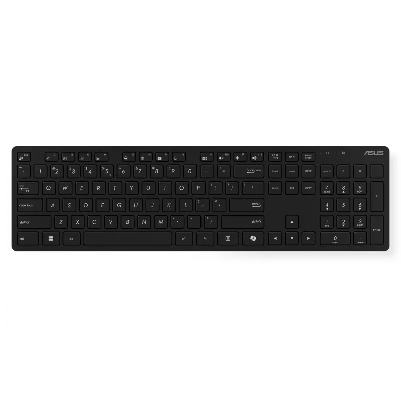ASUS W5000 klaviatuur hiir kaasas universaalne RF juhtmevaba must