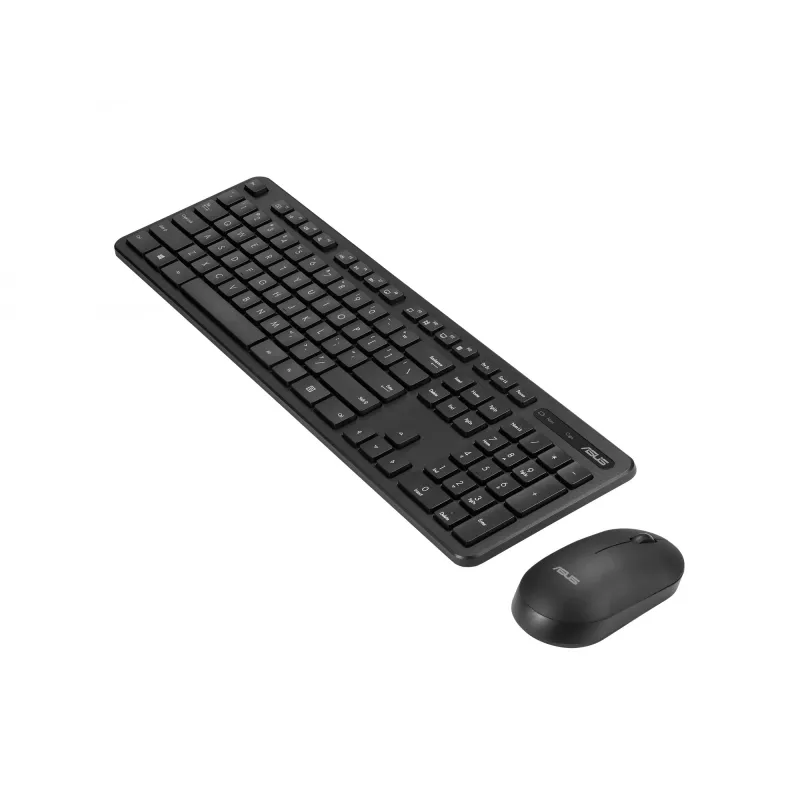 ASUS CW100 klaviatuur Hiir kaasas Universaalne RF Wireless Must